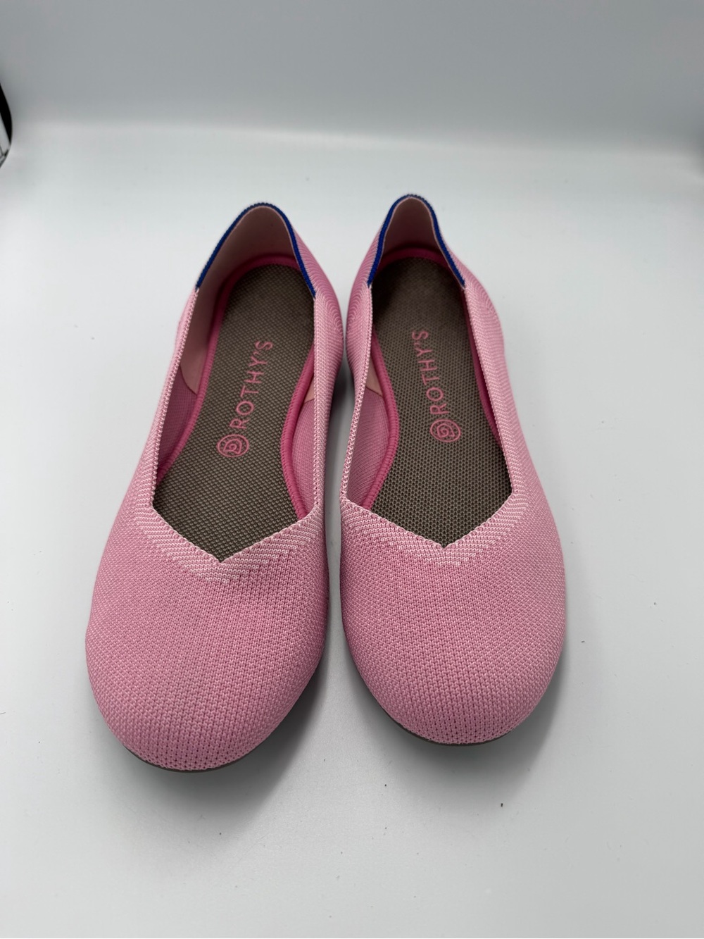 Rothy’s The Flat Round Toe Ballet Flats Begonia Pink Size 12